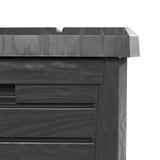 Lauko dėžė pagalvėlėms, antracito, 73x50,5x46,5cm, PP