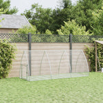 Narvelis triušiams, sidabrinis, 300x105x120cm, plienas