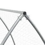 Narvelis triušiams, sidabrinis, 300x105x120cm, plienas
