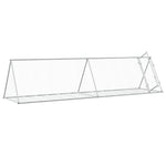 Narvelis triušiams, sidabrinis, 400x105x91cm, plienas
