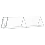 Narvelis triušiams, sidabrinis, 400x105x91cm, plienas