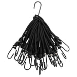 Bungee Virvelė su kabliukais, 25vnt., 17cm
