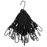 Bungee Virvelė su kabliukais, 25vnt., 17cm