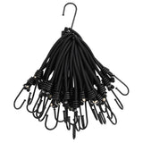 Bungee virvelės su kabliukais, 50vnt., 17cm