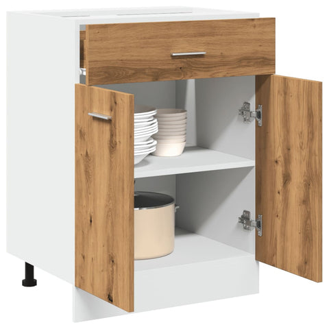 Apatinė spintelė su stalčiais,  “Lyon",  sonoma ąžuolo