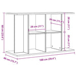 Akvariumo stovas, medienos, 100x40x60cm, apdirbta mediena