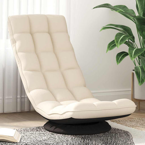 Ant grindų pastatoma pasukama kėdė, lininė, 70x51x79cm