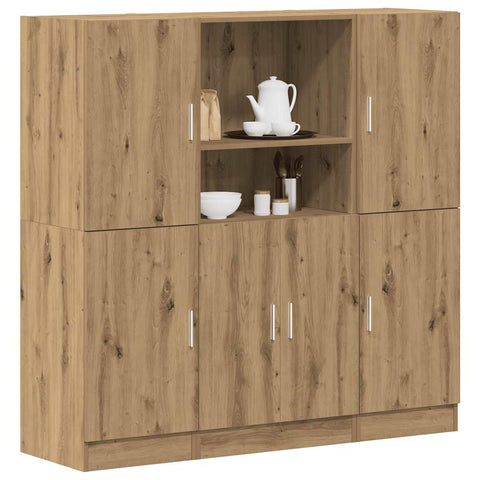 3 dalių virtuvės spintelių rinkinys Artisan ąžuolas