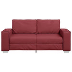 180 cm pločio loveseat sofą Vyno raudona Dirbtinė Oda