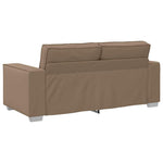 180 cm pločio loveseat sofą su pagalve Kapučino Dirbtinė oda