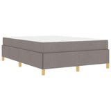 Kiemas lova su čiužiniu Taupe ir balta 160 x 200 cm audinys