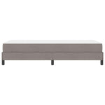 Kiemas lova su čiužiniu Taupe 90 x 190 cm audinys