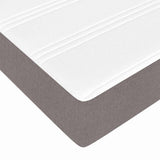 Kiemas lova su čiužiniu Taupe 90 x 200 cm audinys