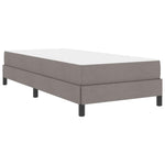 Kiemas lova su čiužiniu Taupe 90 x 200 cm audinys