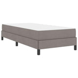 Kiemas lova su čiužiniu Taupe 90 x 200 cm audinys