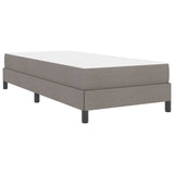 Kiemas lova su čiužiniu Taupe 90 x 200 cm audinys