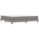 Kiemas lova su čiužiniu Taupe 200 x 200 cm audinys