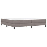 Kiemas lova su čiužiniu Taupe 200 x 200 cm audinys