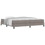Kiemas lova su čiužiniu Taupe 200 x 200 cm audinys