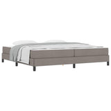 Kiemas lova su čiužiniu Taupe 200 x 200 cm audinys