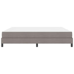 Kiemas lova su čiužiniu Taupe 200 x 200 cm audinys