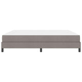 Kiemas lova su čiužiniu Taupe 200 x 200 cm audinys