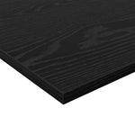 Knygų lentyna 4 pcs Juoda 60 x 40 x 1.5 cm Apdirbta mediena