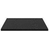 Knygų lentyna 4 pcs Juoda 60 x 40 x 1.5 cm Apdirbta mediena