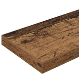 Knygų lentyna 4 pcs Ruda 100 x 10 x 1.5 cm Apdirbta mediena