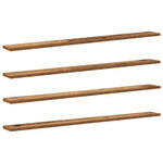 Knygų lentyna 4 pcs Ruda 100 x 10 x 1.5 cm Apdirbta mediena
