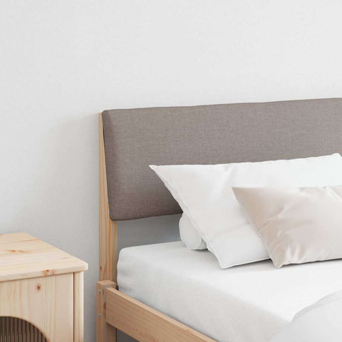 Apmušta lovos galvūgalis Taupe 200 cm Kietos pušies mediena