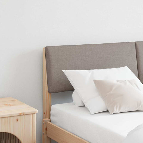 Apmušta lovos galvūgalis Taupe 150 cm Kietos pušies mediena