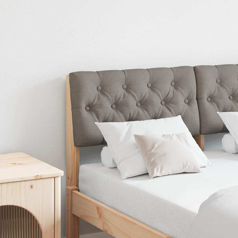 Apmušta lovos galvūgalis Taupe 120 cm Kietos pušies mediena