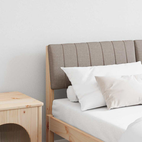 Apmušta lovos galvūgalis Taupe 135 cm Kietos pušies mediena
