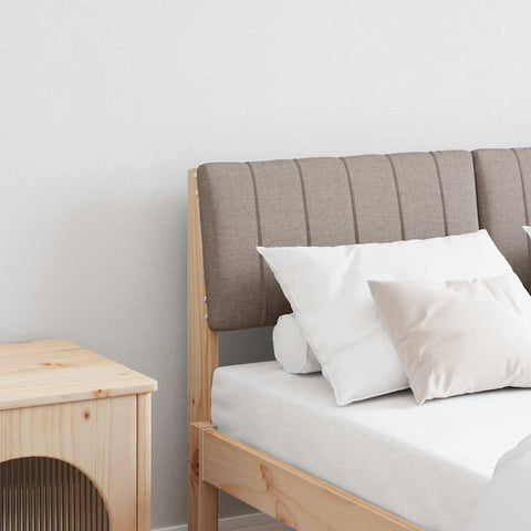 Apmušta lovos galvūgalis Taupe 120 cm Kietos pušies mediena
