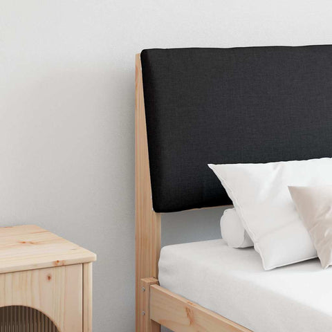 Apmušta lovos galvūgalis Juoda 200 cm Kietos pušies mediena