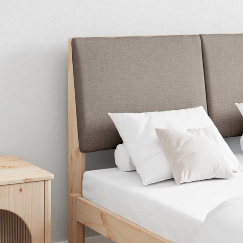 Apmušta lovos galvūgalis Taupe 120 cm Kietos pušies mediena