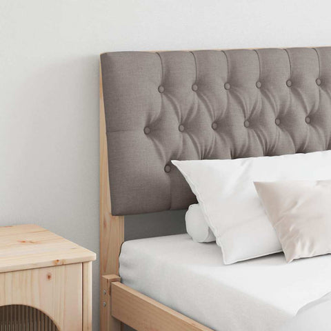 Apmušta lovos galvūgalis Taupe 200 cm Kietos pušies mediena