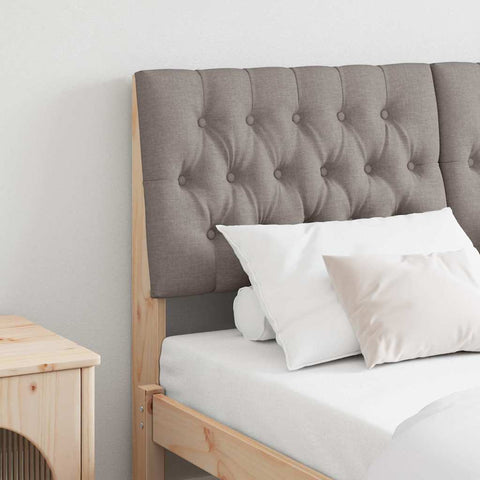 Apmušta lovos galvūgalis Taupe 135 cm Kietos pušies mediena