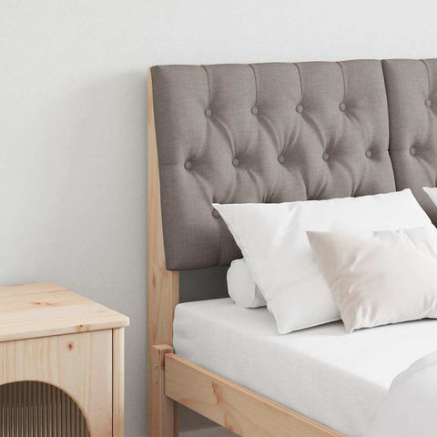 Apmušta lovos galvūgalis Taupe 120 cm Kietos pušies mediena
