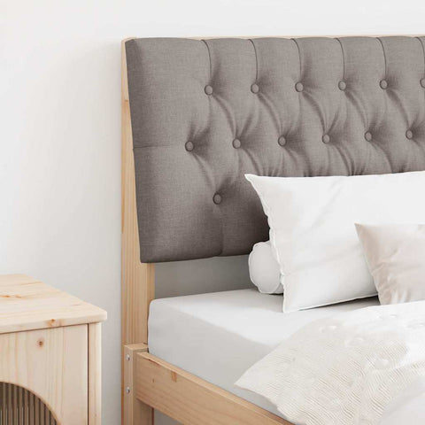 Apmušta lovos galvūgalis Taupe 100 cm Kietos pušies mediena