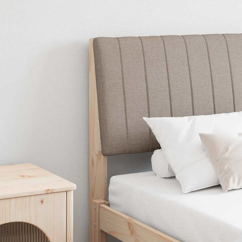 Apmušta lovos galvūgalis Taupe 150 cm Kietos pušies mediena