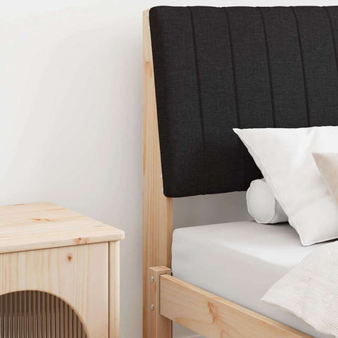 Apmušta lovos galvūgalis Juoda 90 cm Kietos pušies mediena