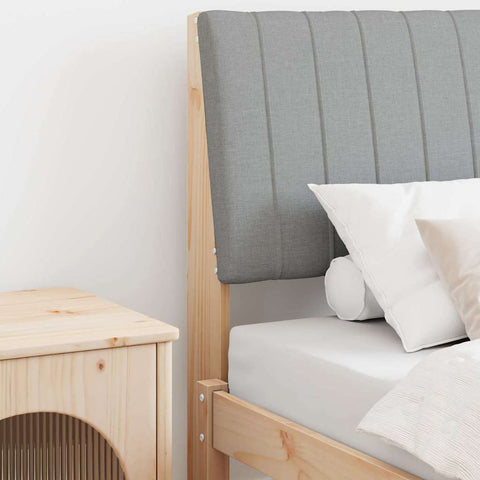 Apmušta lovos galvūgalis Šviesiai pilka 80 cm