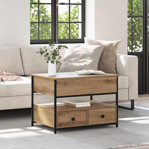 Kavos staliukas su stalčių Amatininkų ąžuolas 70 x 50 x 54.5 cm