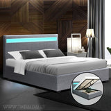Miegamojo lova New York su LED