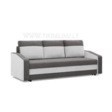 Trivietė sofa lova Aura su miegojimo mechanizmu