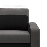 Trivietė sofa lova Aura su miegojimo mechanizmu