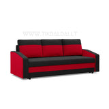 Trivietė sofa lova Aura su miegojimo mechanizmu