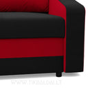 Dvivietė sofa lova Aura su miegojimo mechanizmu